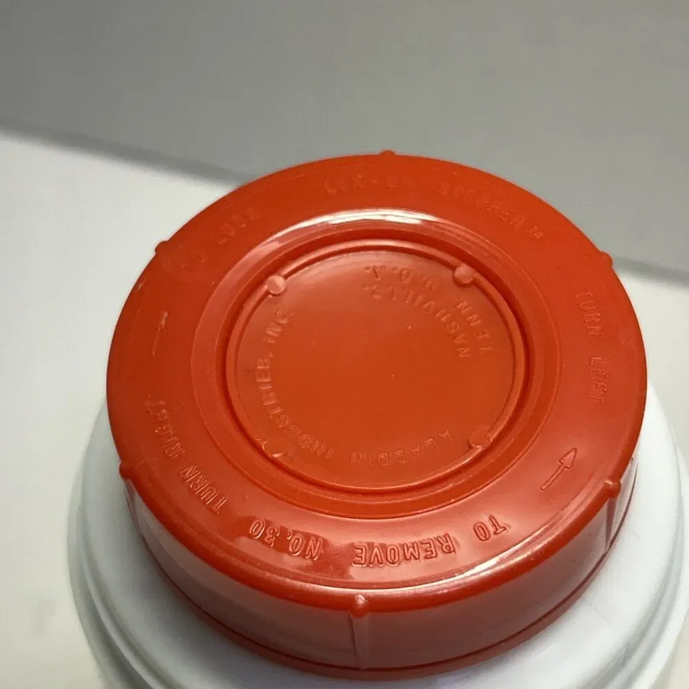 VTG Disney Mickey School Bus Yellow Thermos By Aladdin, Bottle, Lid/Cup  Stopper - Picture 8 of 9